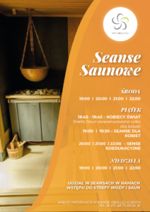 SEANSE SAUNOWE SPA ORKANA